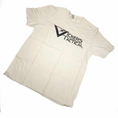 Picture of VICKERS TACTICAL LOGO T-SHIRT, TAN, EXTRA-LARGE