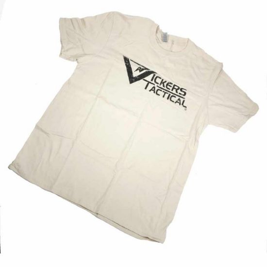 Picture of VICKERS TACTICAL LOGO T-SHIRT, TAN, EXTRA-LARGE