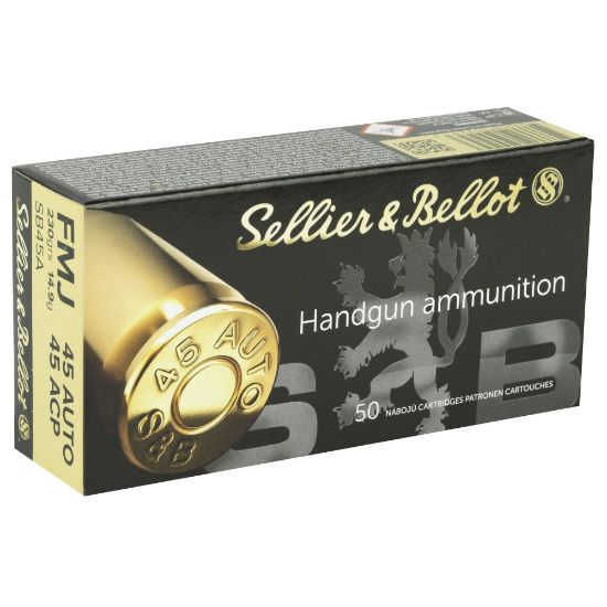 Picture of S&B .45ACP 230GR FMJ, 50RD BOX