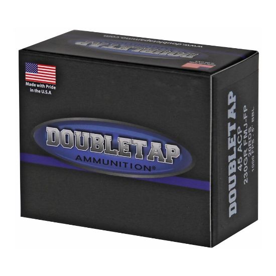 Picture of DOUBLETAP AMMUNITION .45ACP 230GR FMJ-FLAT POINT, 1000FPS / 511 FT-LB, 20RD BOX