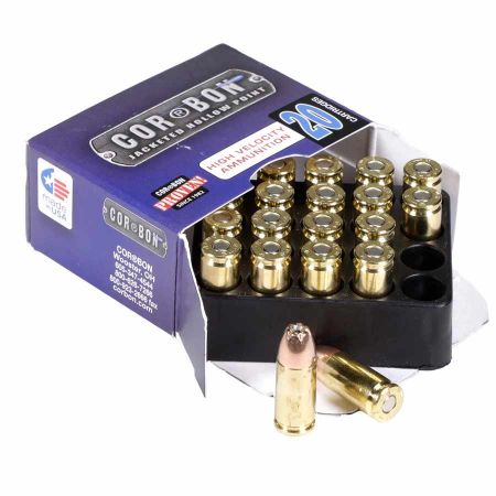 Picture of CORBON SELF DEFENSE 9MM +P 115GR JACKETED HOLLOW POINT, 20RD BOX