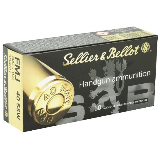 Picture of S&B .40SW 180GR FMJ, 50RD BOX
