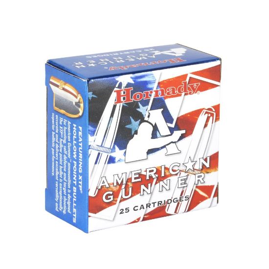 Picture of HORNADY AMERICAN GUNNER 9MM +P 124GR XTP JHP, 25RD BOX