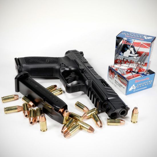 Picture of HORNADY AMERICAN GUNNER 9MM +P 124GR XTP JHP, 25RD BOX