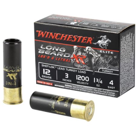 Picture of WINCHESTER LONG BEARD XR 12GA 3" 1.75 OZ #4, 10/BOX