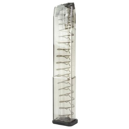Picture of ETS GLOCK 18 9MM 32RD CLEAR MAGAZINE, GEN 2, MODEL 17 18 19 26 34