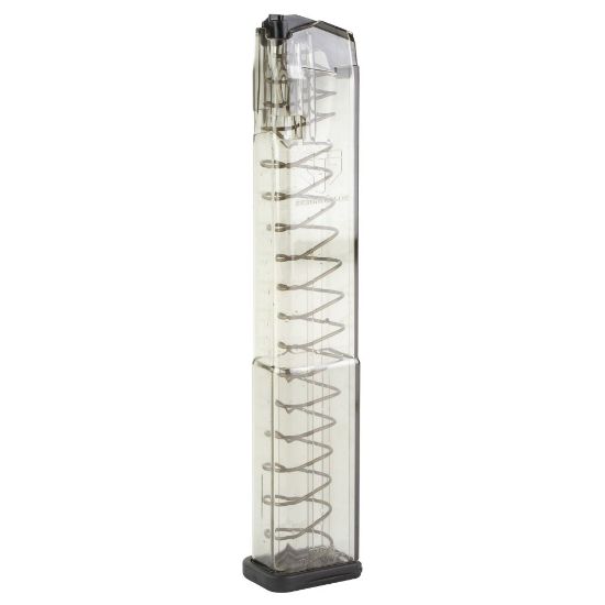 Picture of ETS GLOCK 18 9MM 32RD CLEAR MAGAZINE, GEN 2, MODEL 17 18 19 26 34