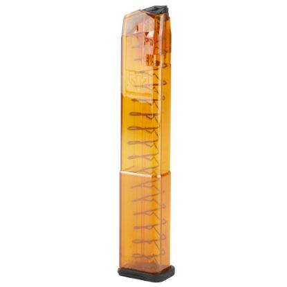 Picture of ETS GLOCK 18 9MM 32RD MAGAZINE ORANGE, GEN 2, MODEL 17 18 19 26 34