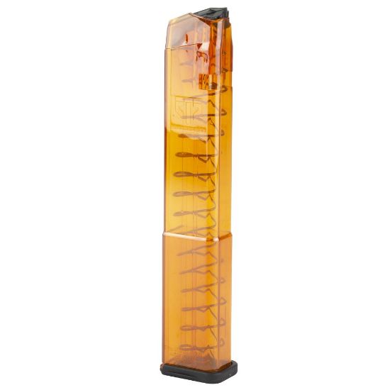 Picture of ETS GLOCK 18 9MM 32RD MAGAZINE ORANGE, GEN 2, MODEL 17 18 19 26 34