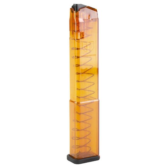 Picture of ETS GLOCK 18 9MM 32RD MAGAZINE ORANGE, GEN 2, MODEL 17 18 19 26 34