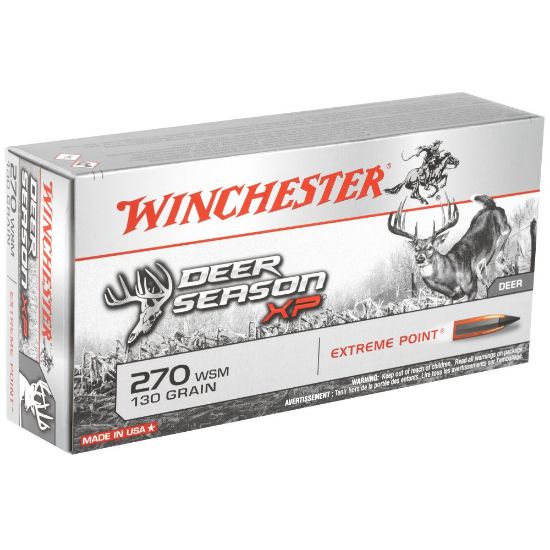 Picture of WINCHESTER DEER SEASON 270 WSM 130GR EXTREME POINT POLYMER TIP, 20RD/BOX