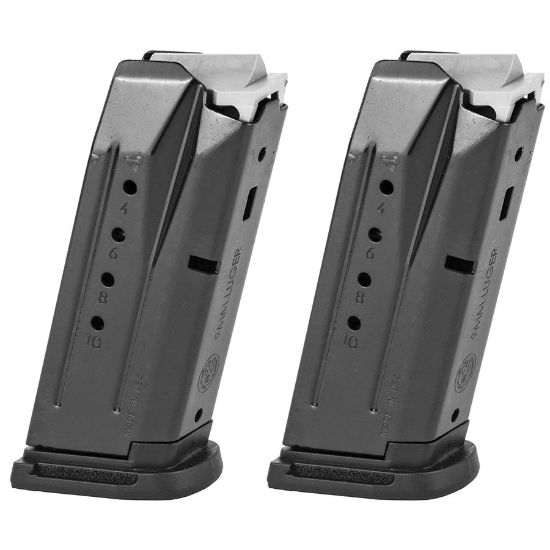 Picture of 2-PACK OF RUGER SECURITY-9 9MM 10RD MAGAZINE NEW