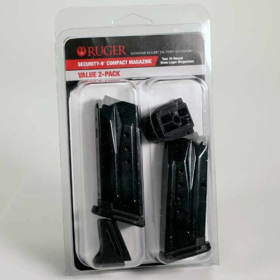 Picture of 2-PACK OF RUGER SECURITY-9 9MM 10RD MAGAZINE NEW