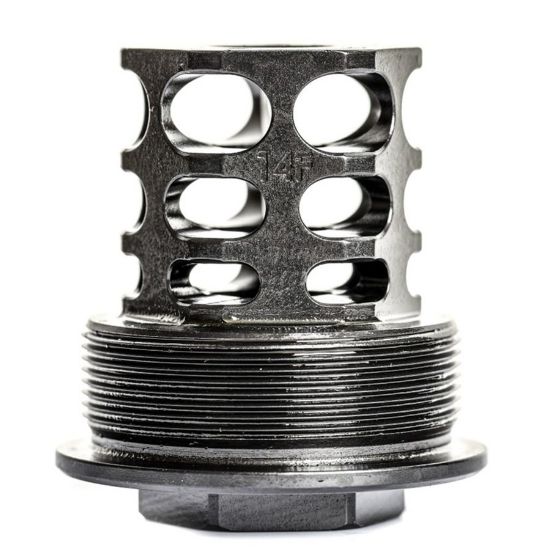 Picture of JMAC CUSTOMS 360 MUZZLE BRAKE 14-1LH FACEMOUNT, X20