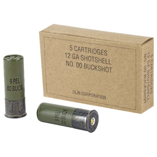 Picture of WINCHESTER MILITARY OVERRUN 12GA 2.75" 00 BUCKSHOT 5/BOX