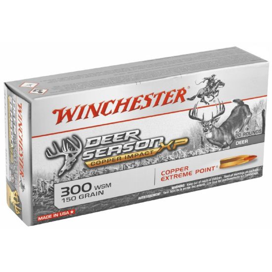 Picture of WINCHESTER DEER SEASON 300 WSM 150GR COPPER EXTREME POINT, 20RD/BOX