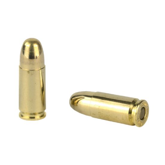 Fiocchi 9mm Luger 124gr FMJ, 50rd Box, 9x19mm, 9mm Parabellum, 762344001678, AMMO-FIO-9APB, 9mmammoseek, RTG Parts