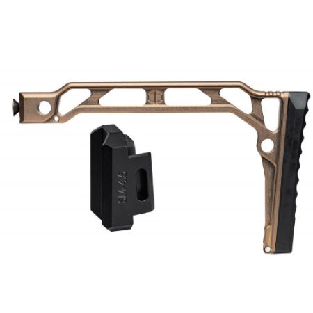 Picture of JMAC CUSTOMS SS-8RP FOR 4.5MM FOLDING AK WITH RUBBER BUTTPAD, TAN