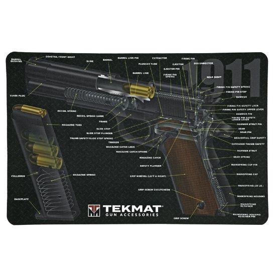 1911 Pistol Cleaning and Repair Mat by TekMat, TEK-R17-1911-CA, 612409970640, CLN-TEK-R17-1911-CA, RTG Parts