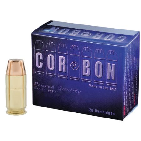 Picture of CORBON SELF DEFENSE 45ACP +P 185GR JACKETED HOLLOW POINT, 20RD BOX