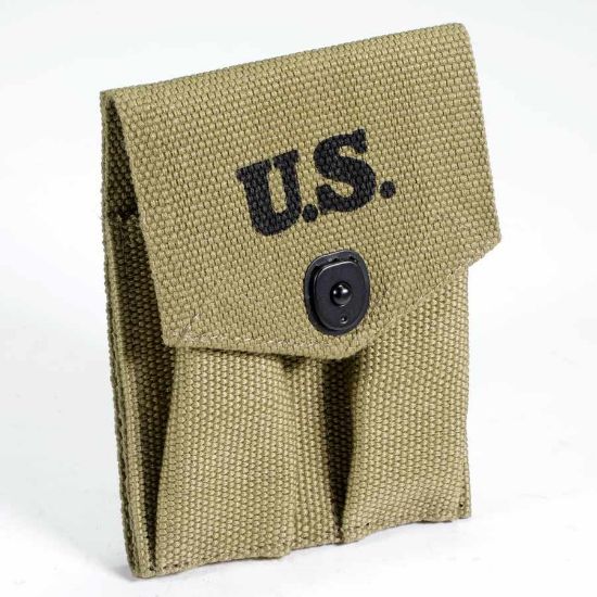 Picture of WWII STYLE KHAKI M1911A1 DUAL MAG POUCH