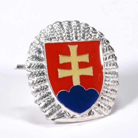Picture of SLOVAKIAN GOLD/SILVER CAP INSIGNIA