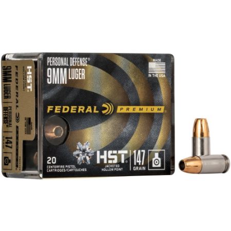 Picture of FEDERAL PD HST 9MM 147GR JHP, 20RD BOX