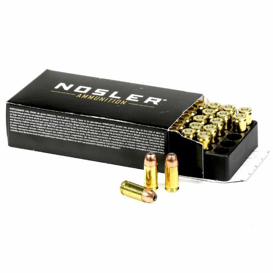 Picture of NOSLER ASP 9MM 115GR MATCH JHP, 50RD BOX