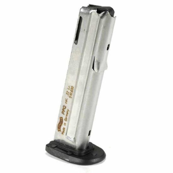 Picture of WALTHER PPQ .22LR 12RD MAGAZINE, STAINLESS, NEW