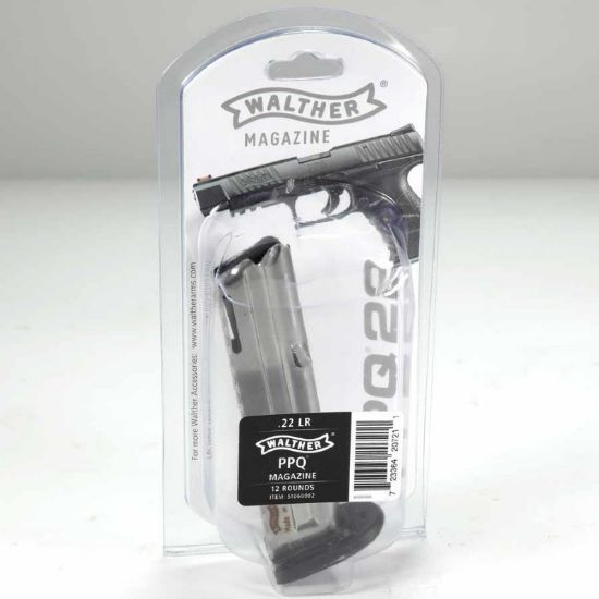 Picture of WALTHER PPQ .22LR 12RD MAGAZINE, STAINLESS, NEW