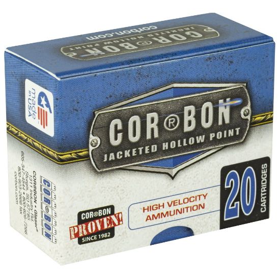 Picture of CORBON SELF DEFENSE 9MM +P 90GR JACKETED HOLLOW POINT, 20RD BOX