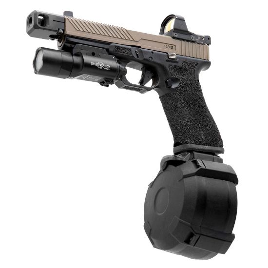 Picture of PMAG D-50 50RD DRUM FOR DOUBLESTACK 9MM GLOCKS, NEW