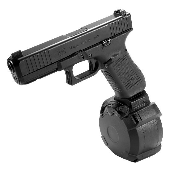 Picture of PMAG D-50 50RD DRUM FOR DOUBLESTACK 9MM GLOCKS, NEW