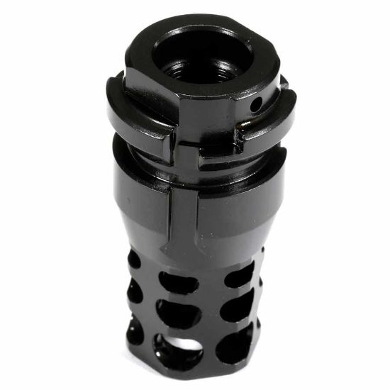 Picture of JMAC CUSTOMS 360 MUZZLE BRAKE FOR STEYR AUG 13X1LH, KEYMOUNT (KEYMICRO)