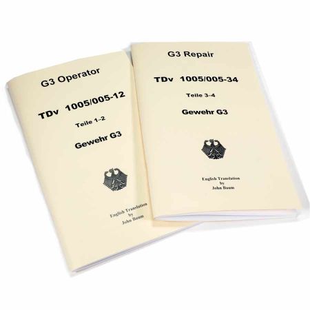 Picture of G3 RIFLE OPERATION & FIELD REPAIR MANUAL, 4-PART 2-BOOK SET, IN ENGLISH