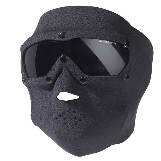 Picture of SWISSEYE BLACK NEOPRENE MASK W/ SMOKE LENSES NEW