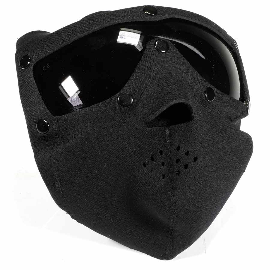 RTG Parts SWISSEYE BLACK NEOPRENE MASK W/ SMOKE LENSES NEW, GER