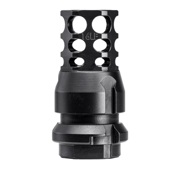 Picture of JMAC CUSTOMS 360 MUZZLE BRAKE FOR FAL METRIC 9/16X24LH KEYMOUNT (KEYMICRO)