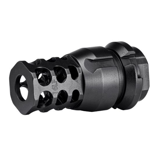 Picture of JMAC CUSTOMS 360 MUZZLE BRAKE FOR FAL METRIC 9/16X24LH KEYMOUNT (KEYMICRO)