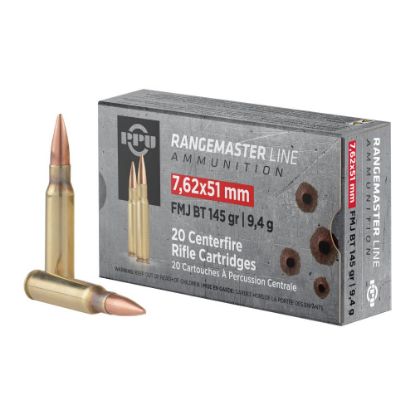 Picture of PRVI PARTIZAN 7.62 NATO 145GR FMJ-BT, 20RD BOX