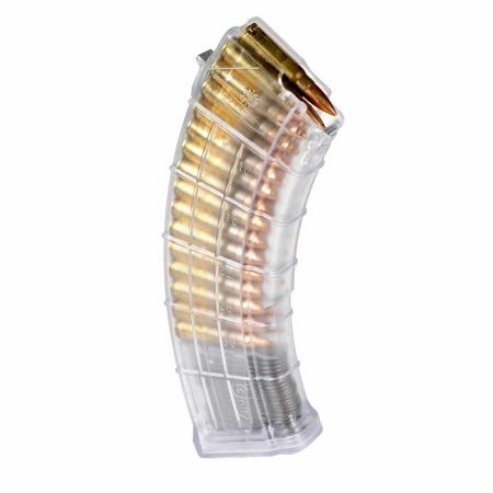 Picture of AK47 30RD 7.62x39 GEN2 CLEAR MAGAZINE, BHO FOLLOWER, NOW AVAILABLE, AC-UNITY