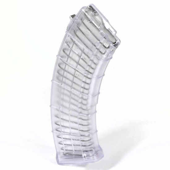 Picture of AK47 30RD 7.62x39 GEN2 CLEAR MAGAZINE, BHO FOLLOWER, NOW AVAILABLE, AC-UNITY