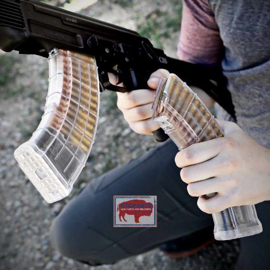 Picture of AK47 30RD 7.62x39 GEN2 CLEAR MAGAZINE, BHO FOLLOWER, NOW AVAILABLE, AC-UNITY