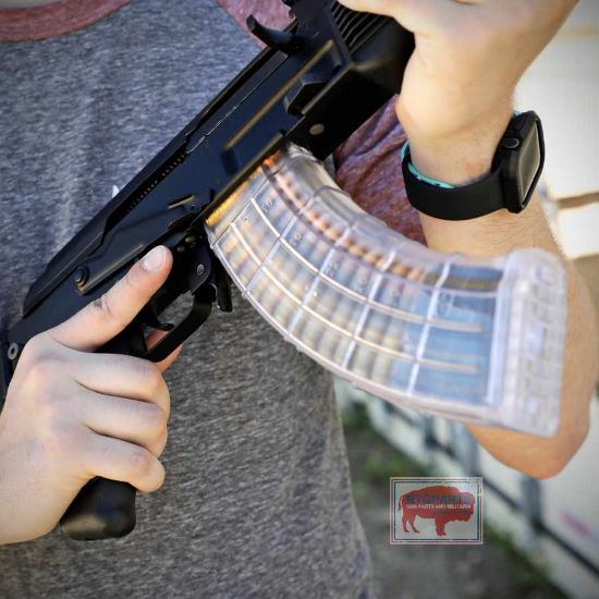 Picture of AK47 30RD 7.62x39 GEN2 CLEAR MAGAZINE, BHO FOLLOWER, NOW AVAILABLE, AC-UNITY