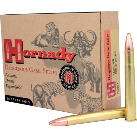 Picture of HORNADY INTERLOCK 9.3x74R 286GR SP-RP, 20RD/BOX