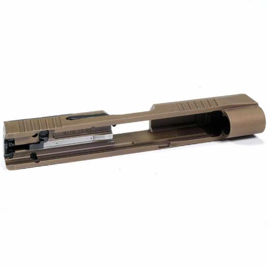 Picture of SIG P365XL SLIDE ASSEMBLY COYOTE XRAY3 NIGHT SIGHTS, COMPATIBLE W/ 3.7" 9MM BARREL