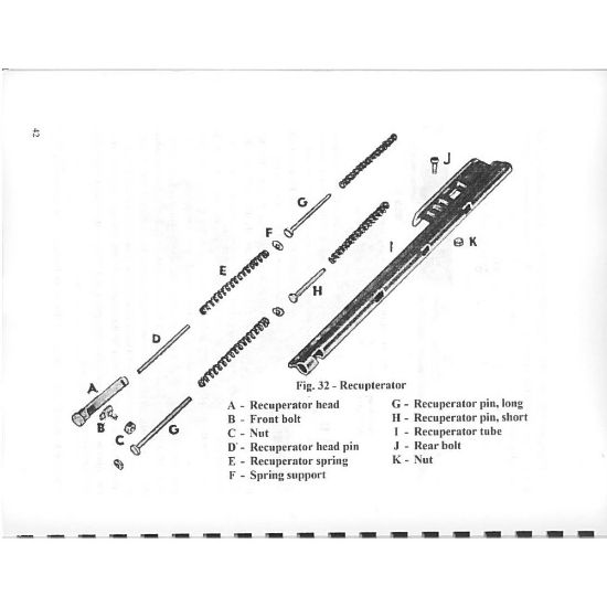 Picture of YUGOSLAVIA M53/MG42 ARMORER'S MANUAL, YUGO MILITARY ISSUE IN ENGLISH
