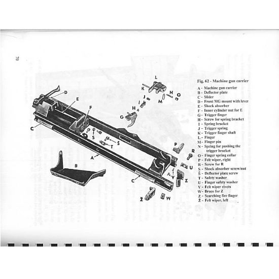 Picture of YUGOSLAVIA M53/MG42 ARMORER'S MANUAL, YUGO MILITARY ISSUE IN ENGLISH