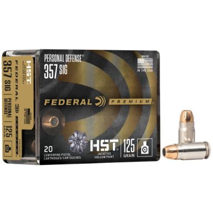 Picture of FEDERAL PD HST 357 SIG 125GR JHP, 20RD BOX