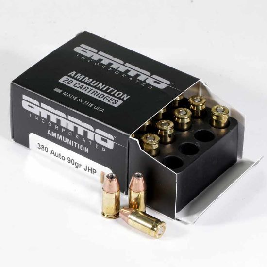 Picture of AMMO INC 380ACP 90GR XTP JACKETED HOLLOW POINT, 20RD BOX